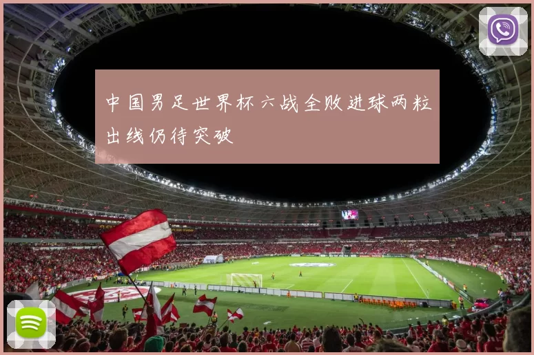 中国男足世界杯六战全败进球两粒出线仍待突破